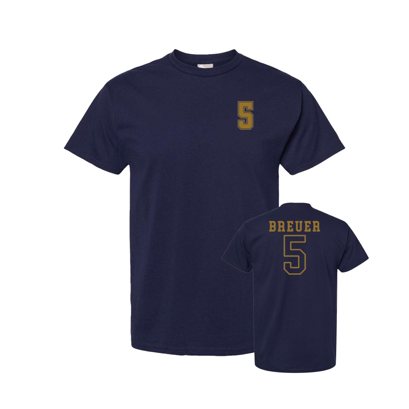 Youth Tee — Chest Back in Navy