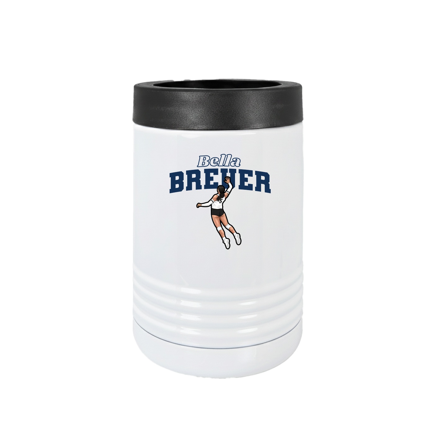 Beverage Holder — Name Arch in White