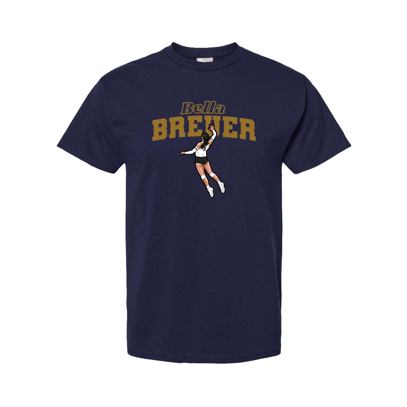 Tee — Name Arch in Navy