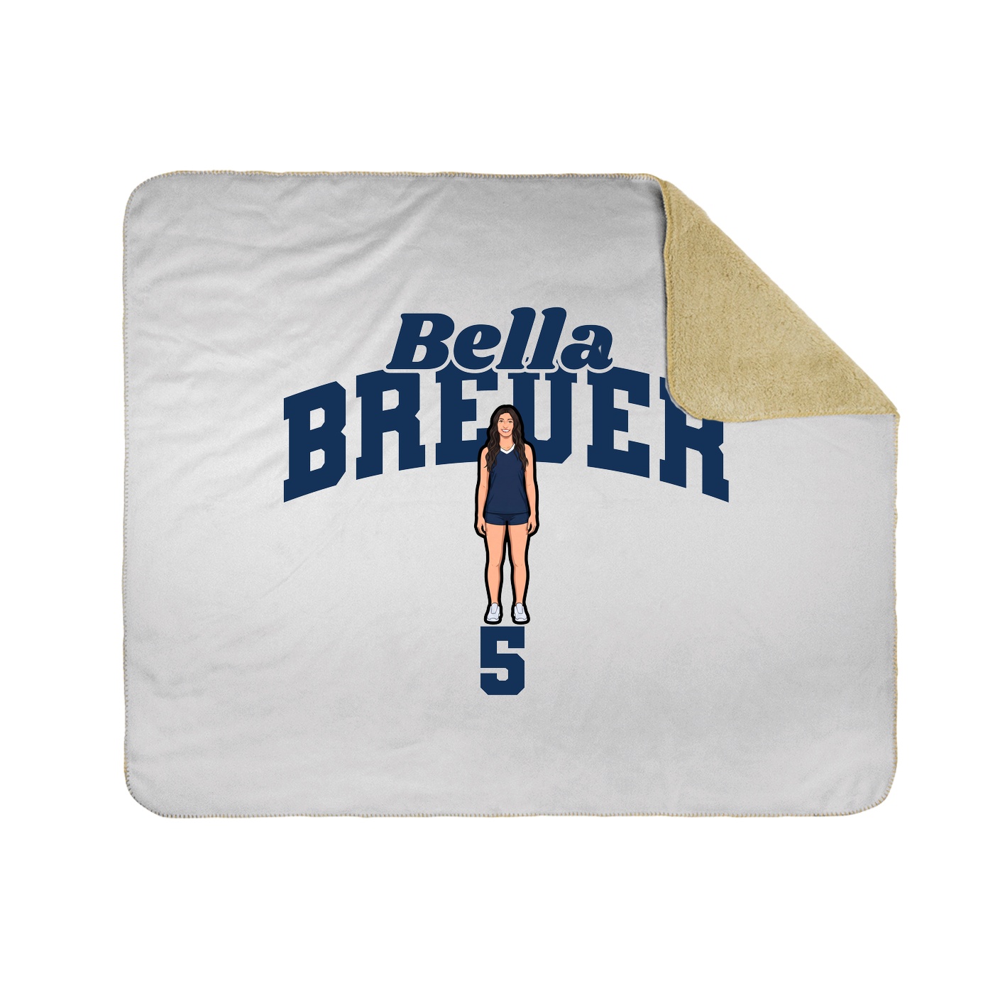 Throw Blanket — Signature Arch in White