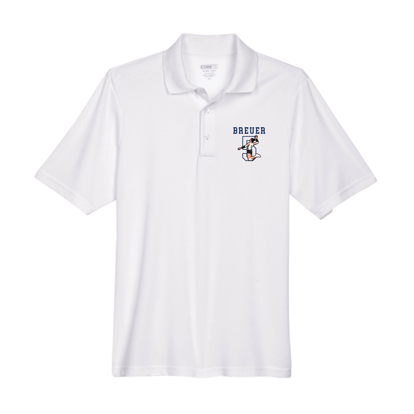 Performance Polo — Shirsey in White