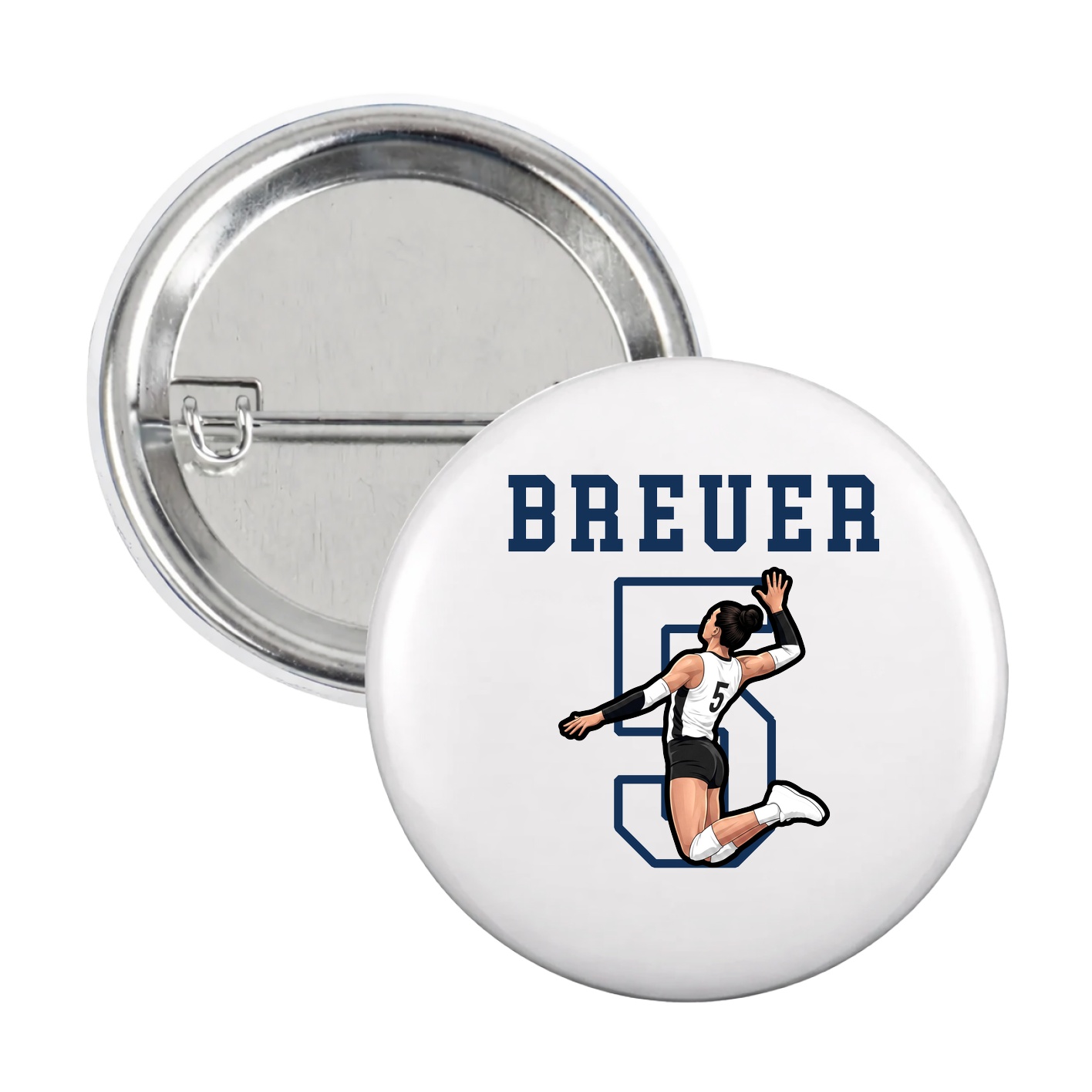 Game Day Button — Shirsey in White