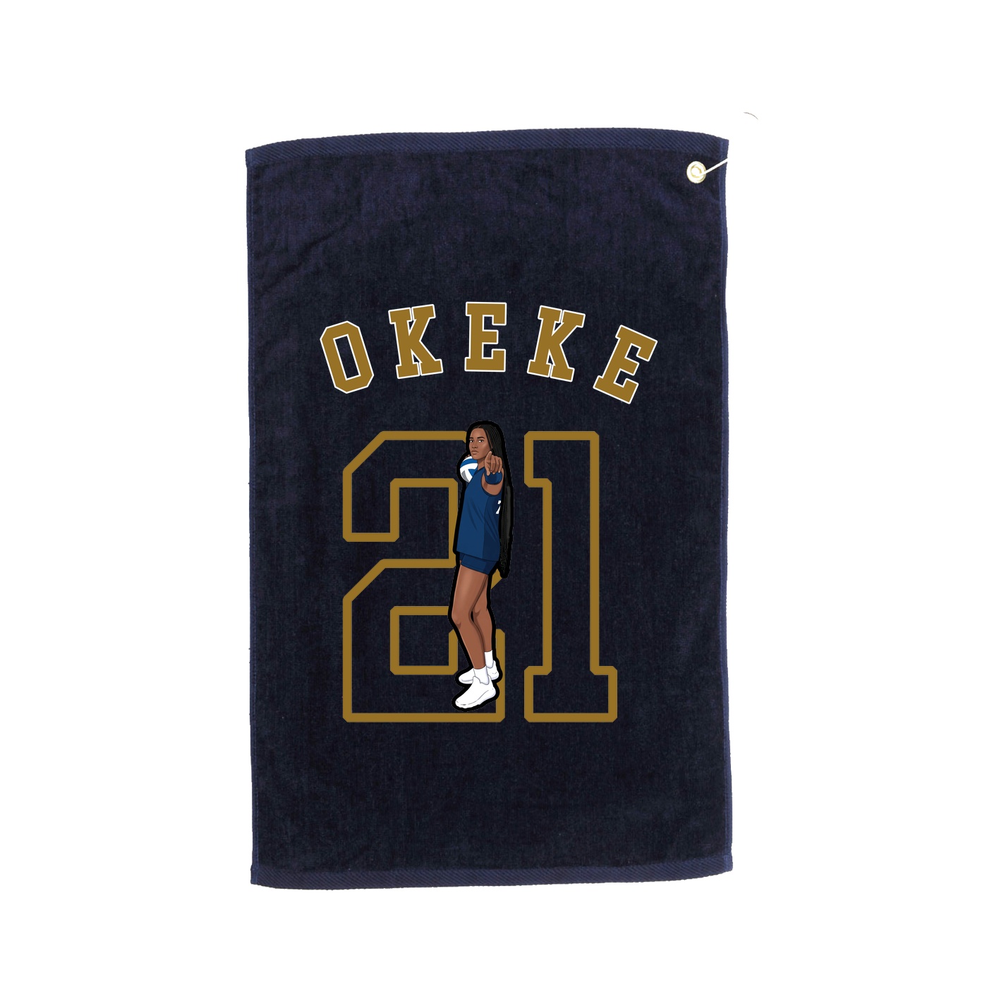 Golf Towel — Shirsey Arch in Navy