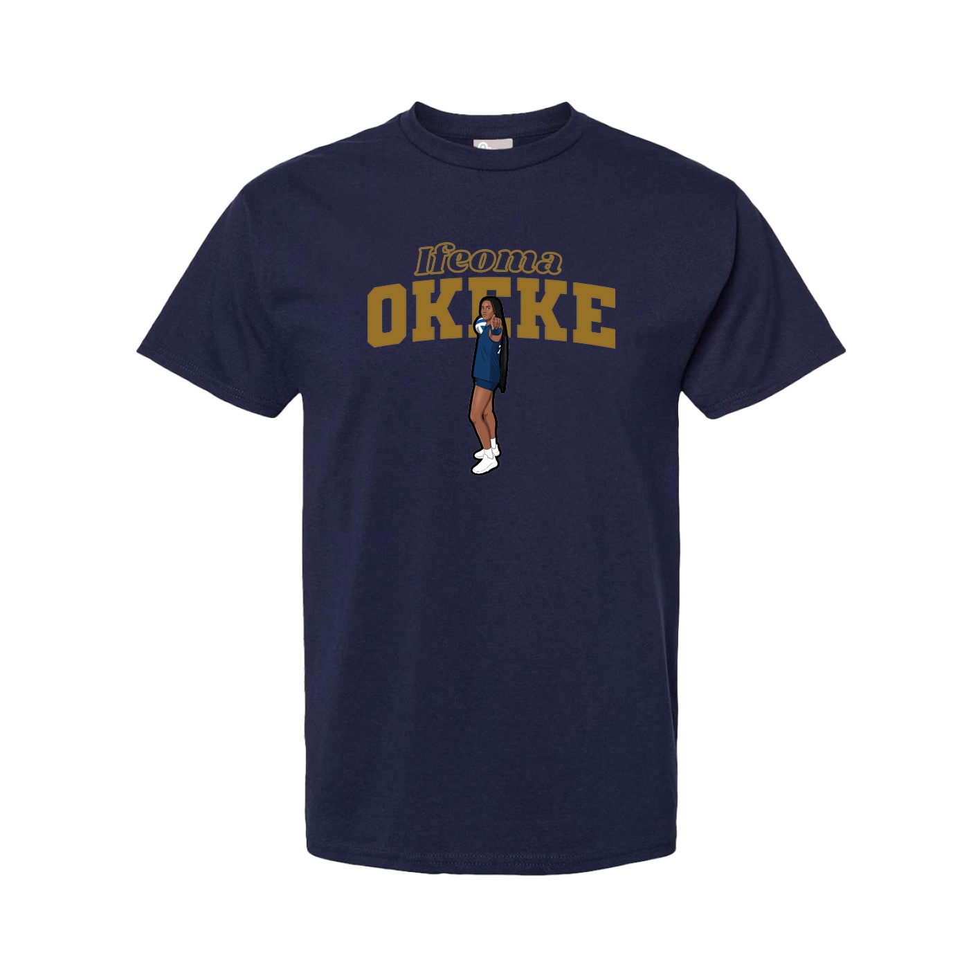 Tee — Name Arch in Navy