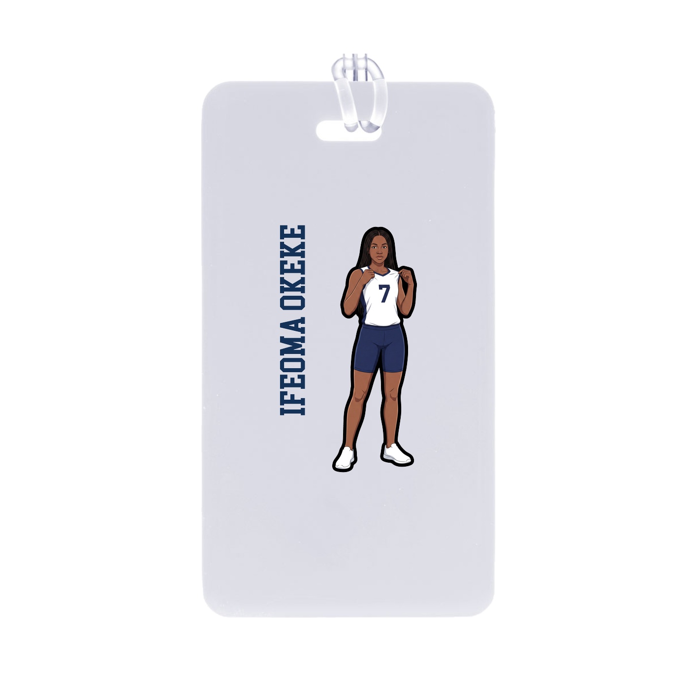 Bag Tag — Name Vertical in Classic