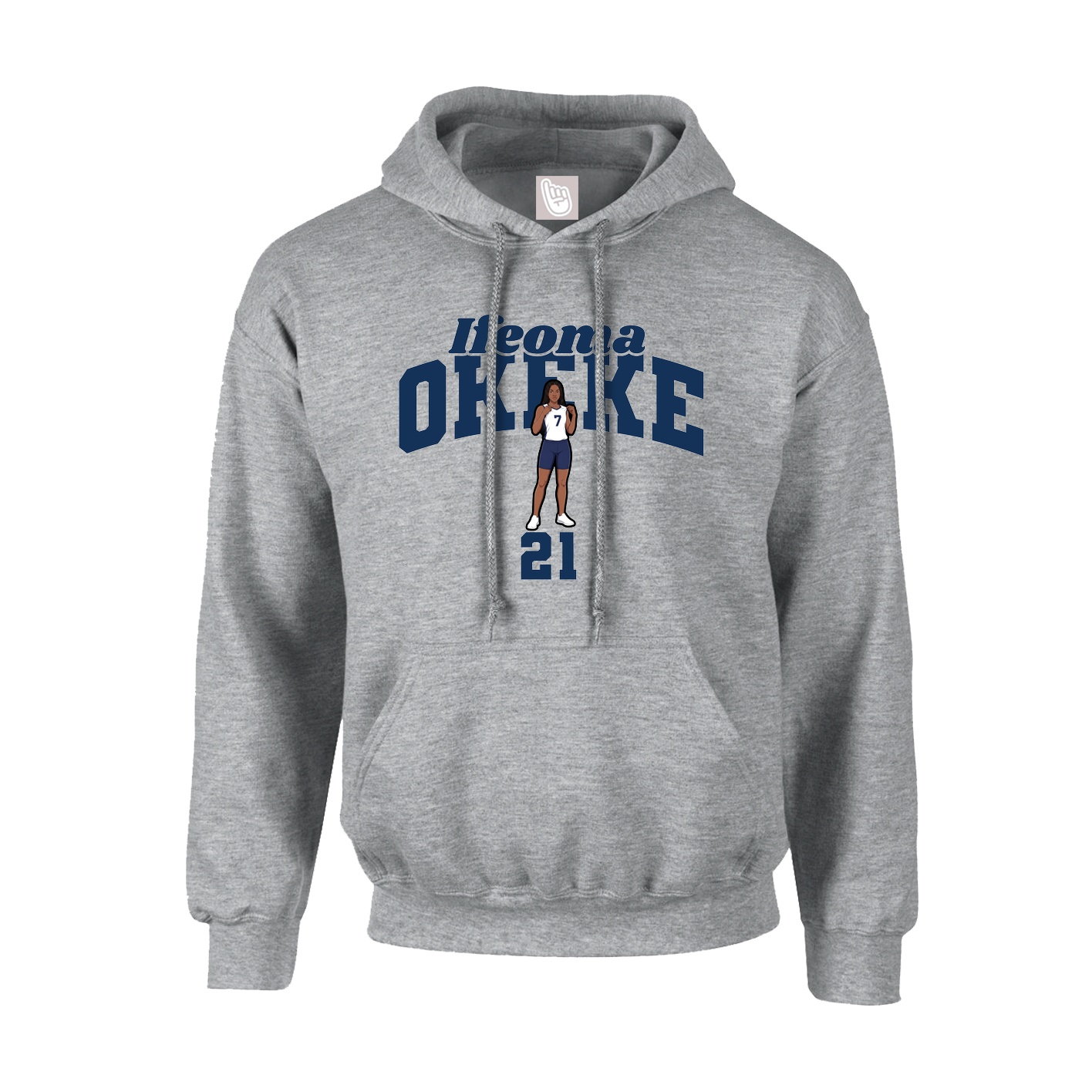 Hoodie — Signature Arch in Grey