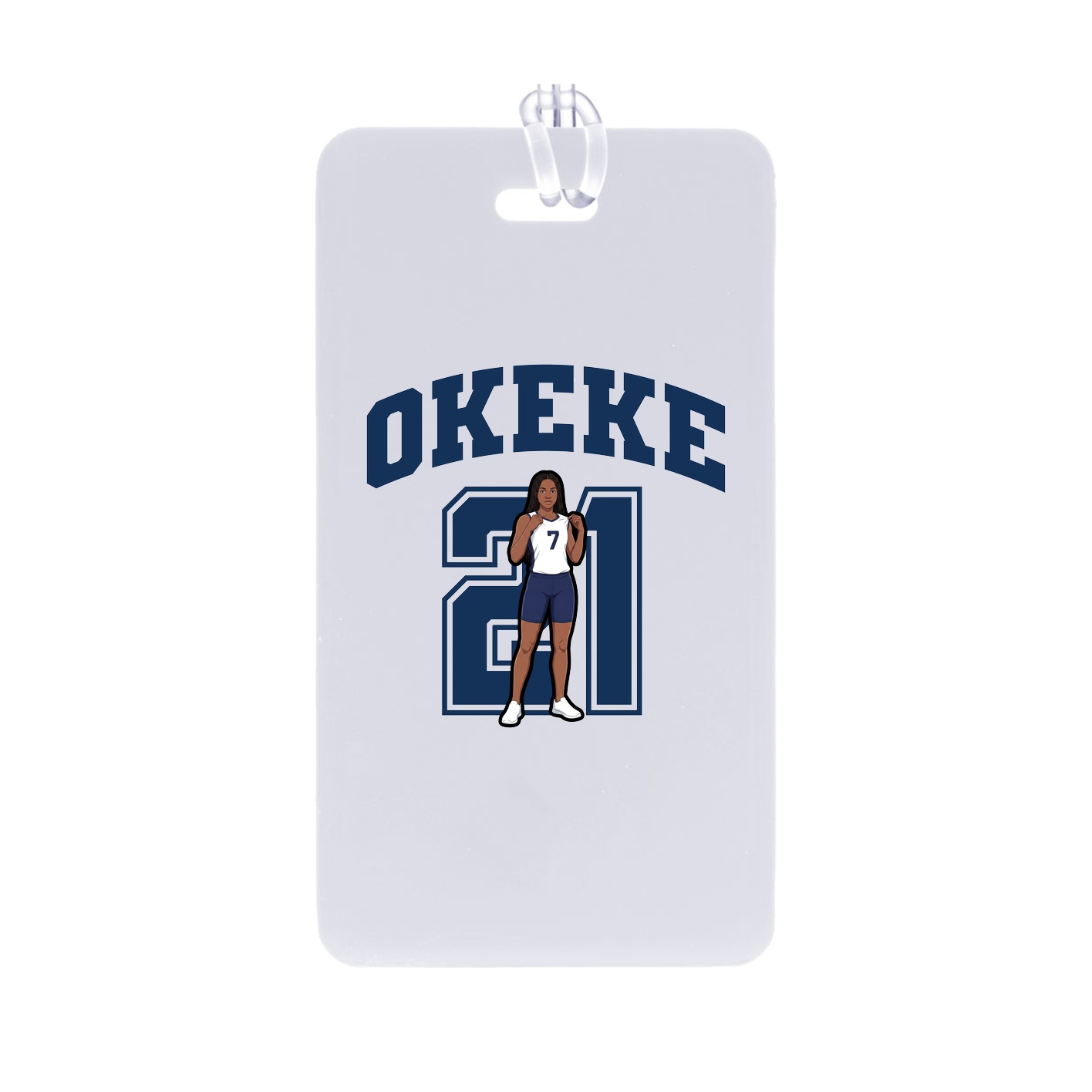 Bag Tag — Number in Classic