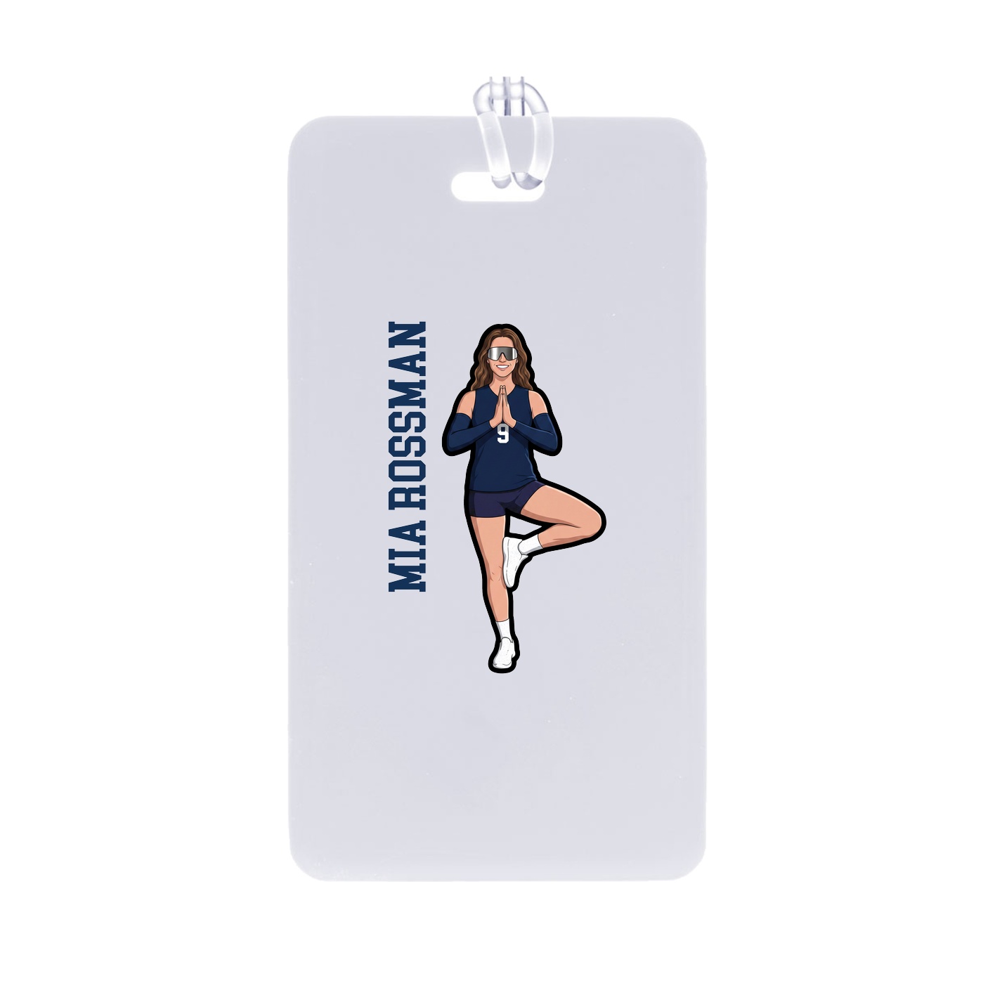 Bag Tag — Name Vertical in Classic