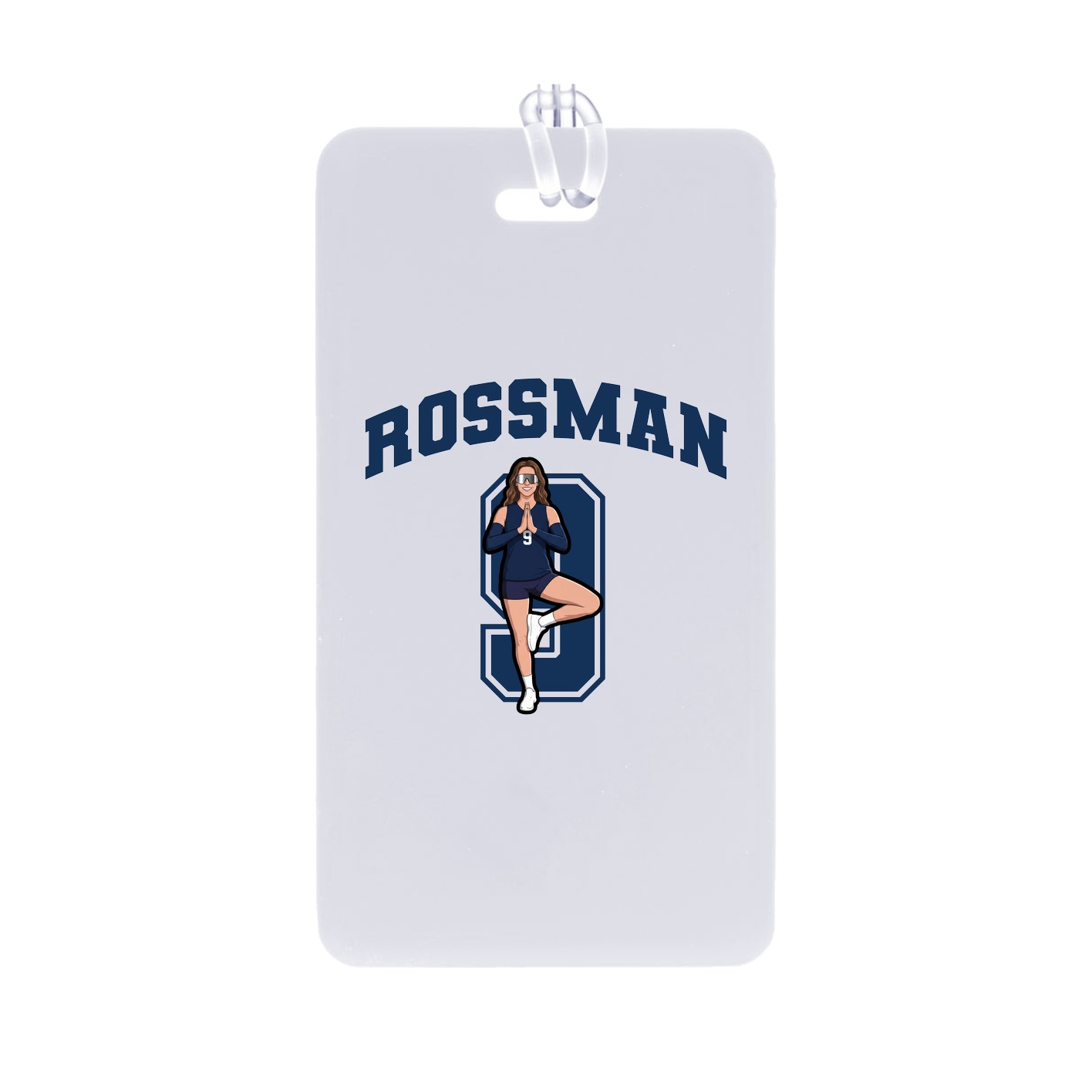 Bag Tag — Number in Classic