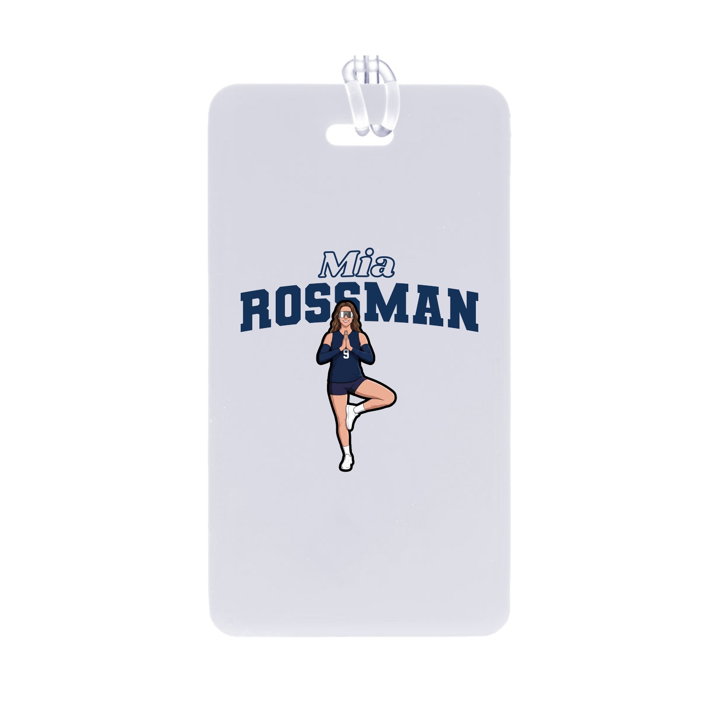 Bag Tag — Name Arch in Classic