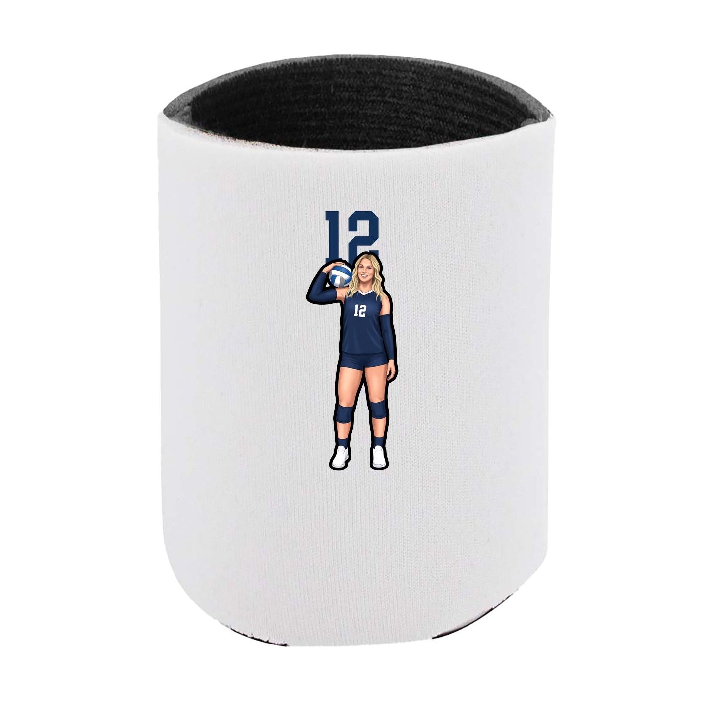Can Holder — Number Top in White