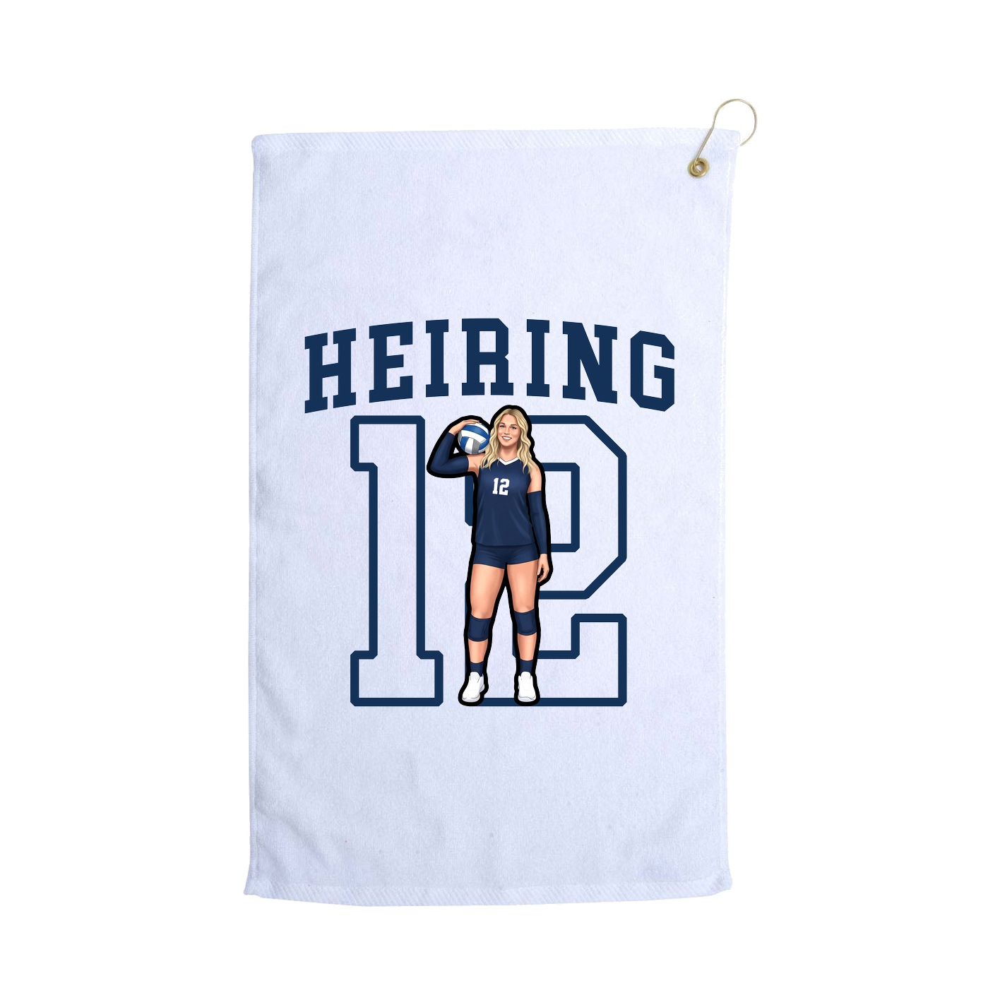 Golf Towel — Shirsey in White