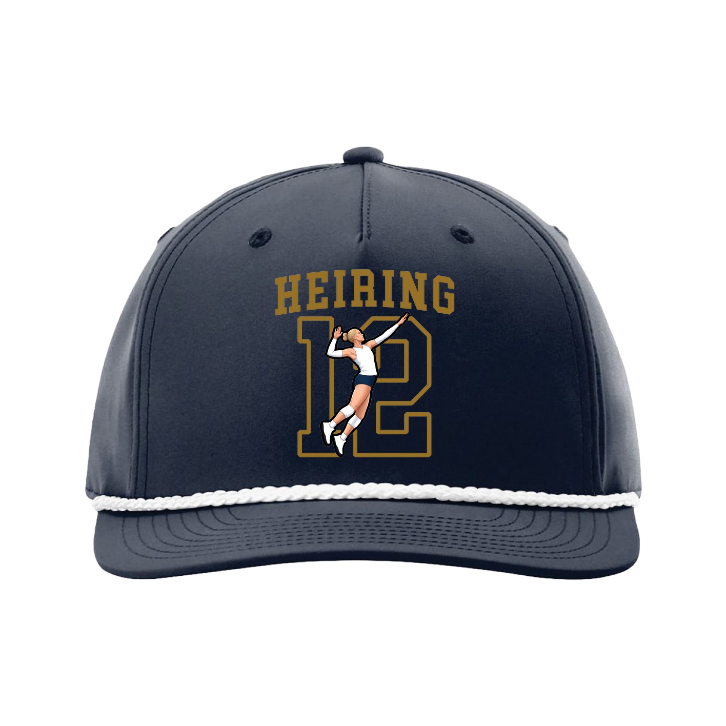 Five-Panel Classic Rope Cap — Shirsey in Navy