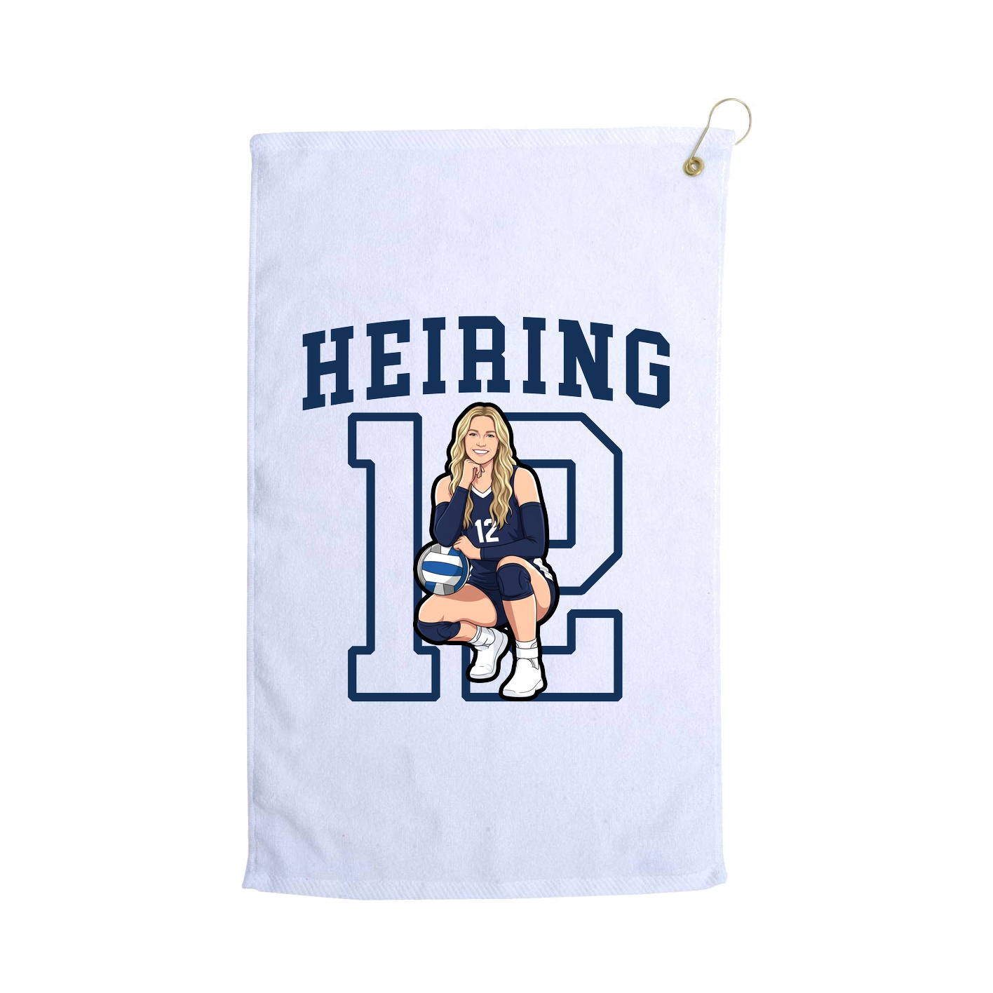 Golf Towel — Shirsey in White