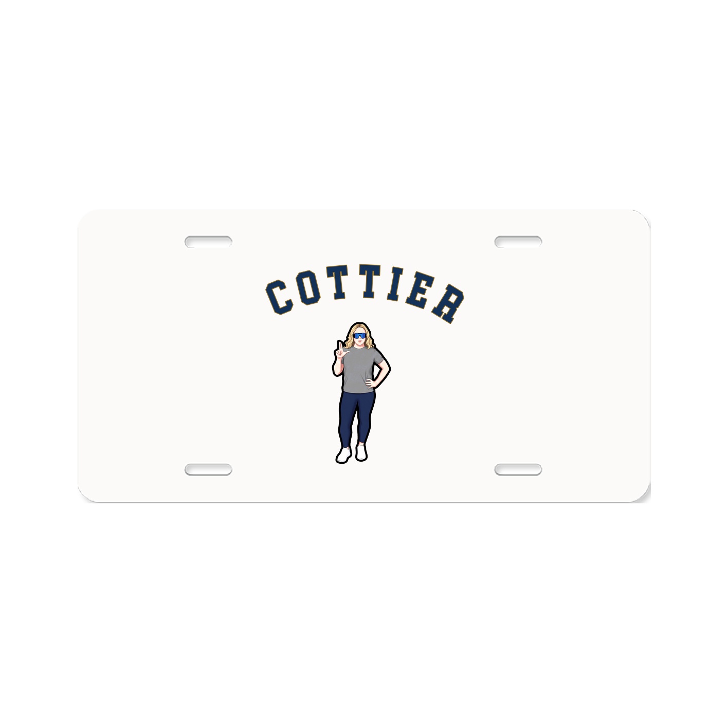 License Plate — Shirsey Arch in Classic