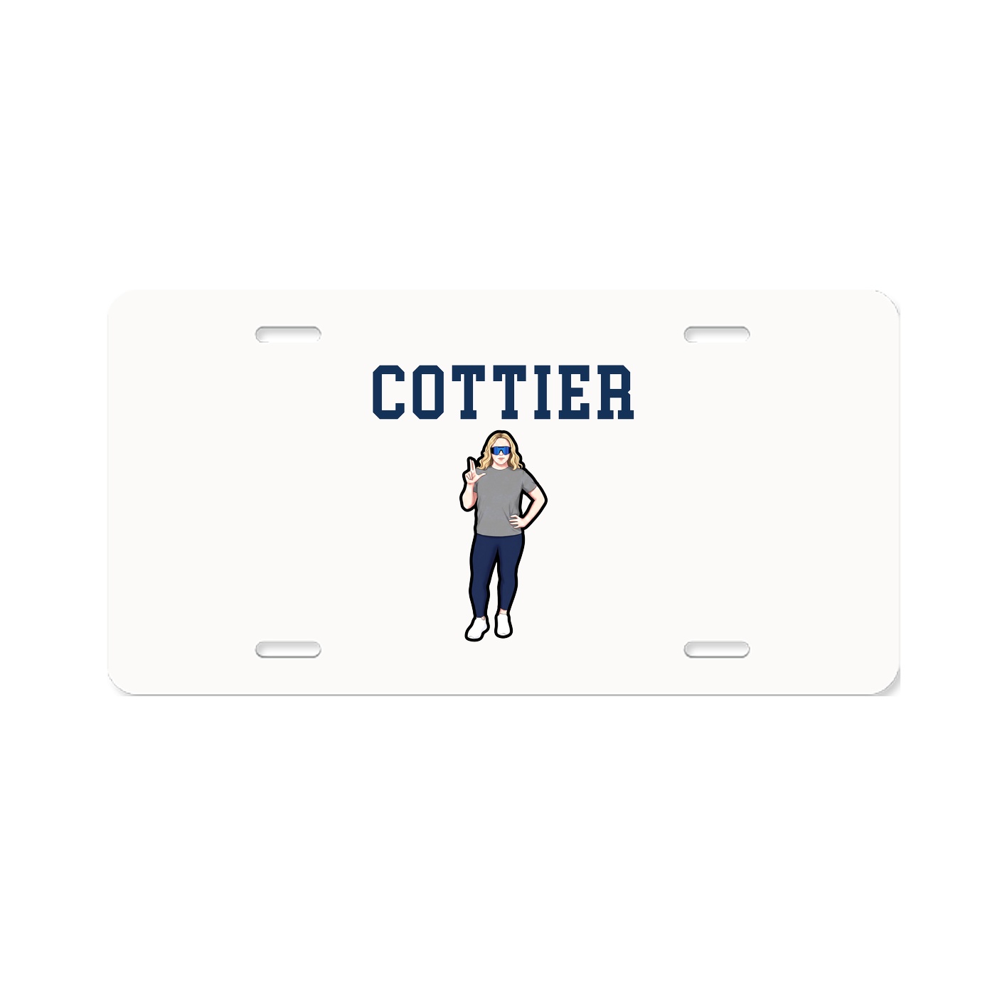 License Plate — Shirsey in Classic