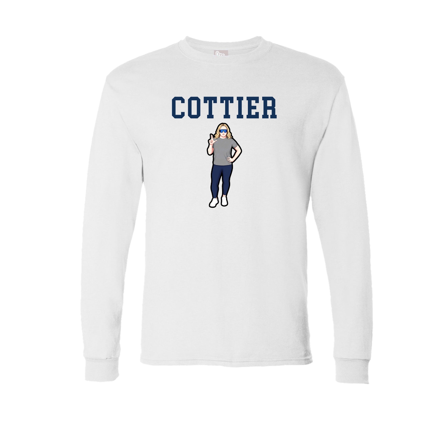 Long Sleeve Tee — Shirsey in White