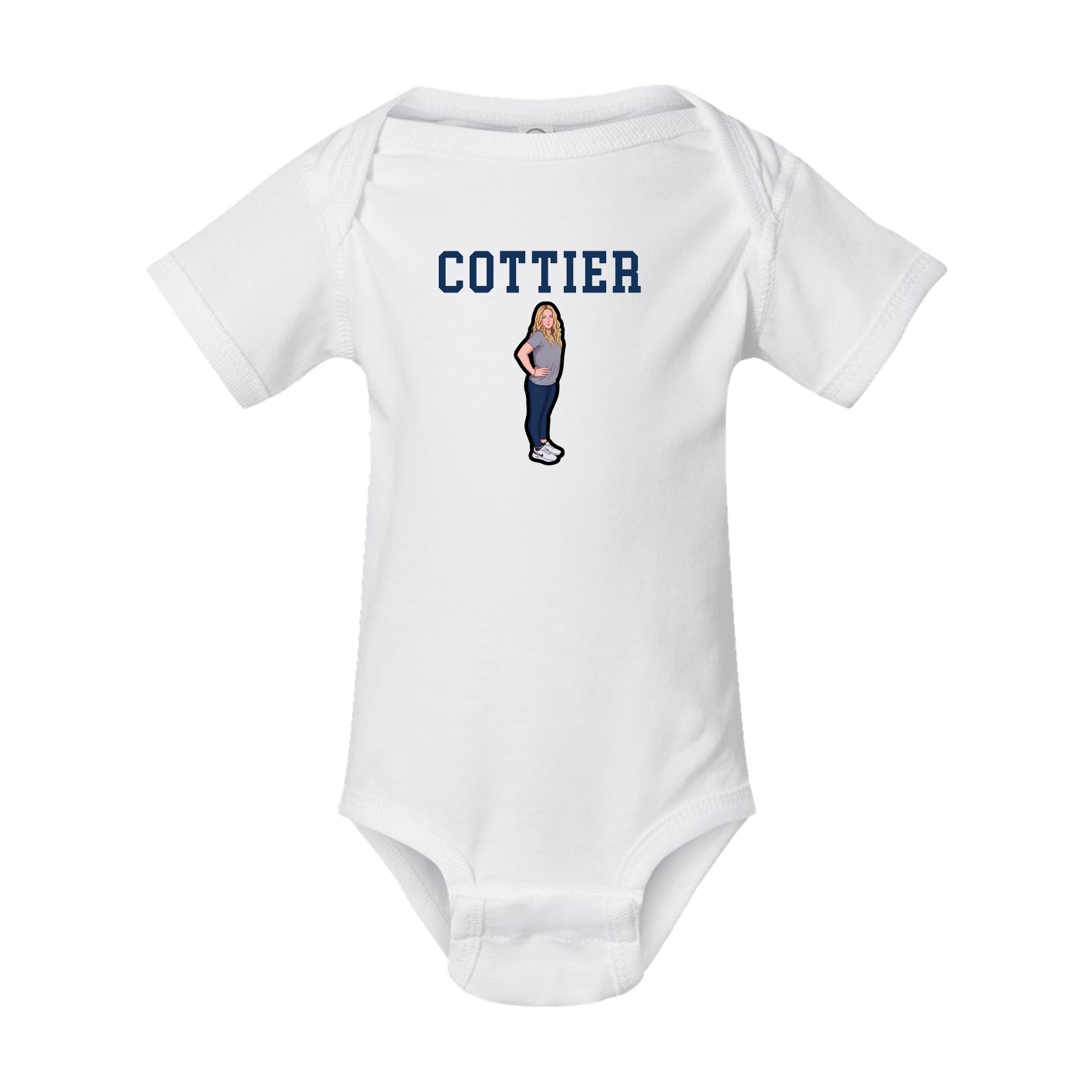 Baby Onesie — Shirsey in White