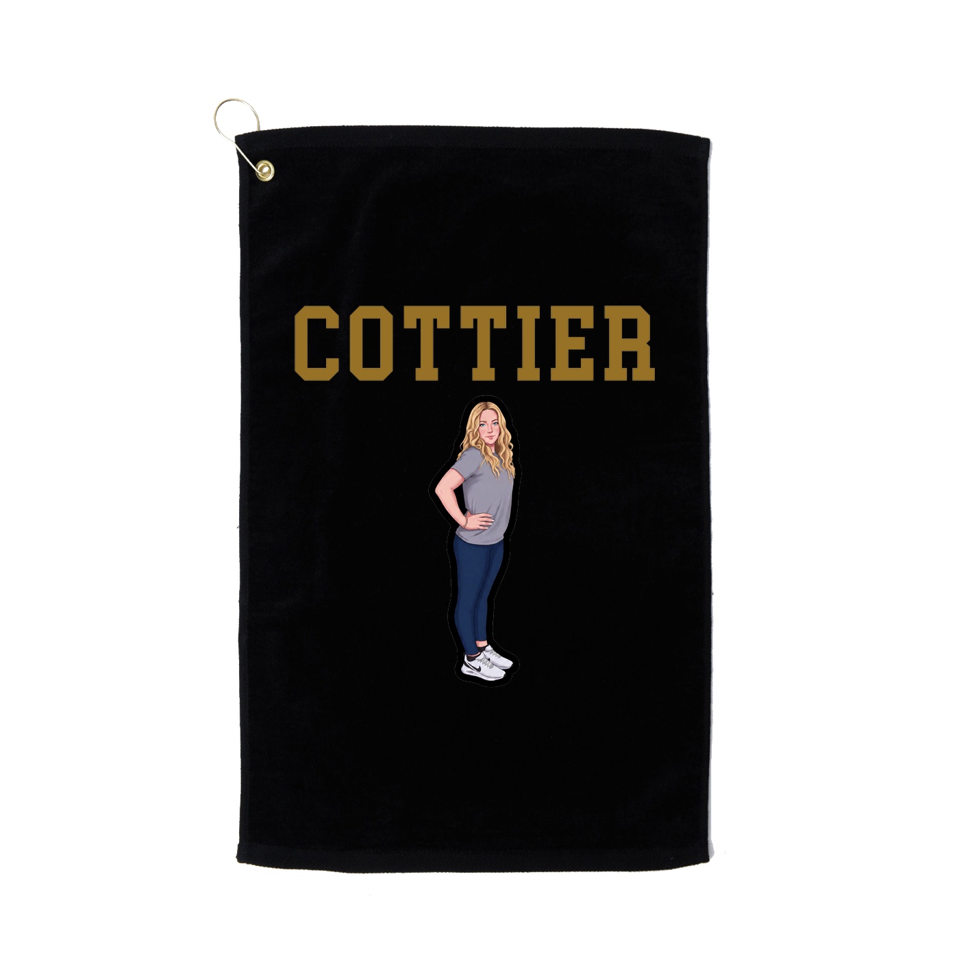 Golf Towel — Shirsey in Black
