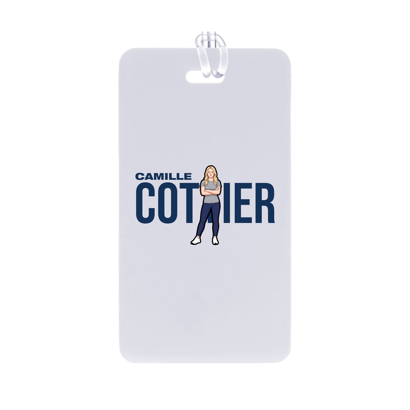 Bag Tag — Player Name in Classic