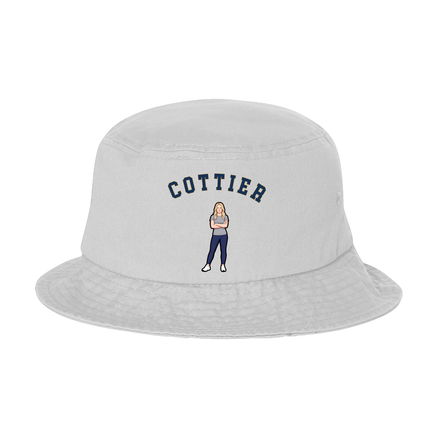 Bucket Cap — Shirsey Arch in White