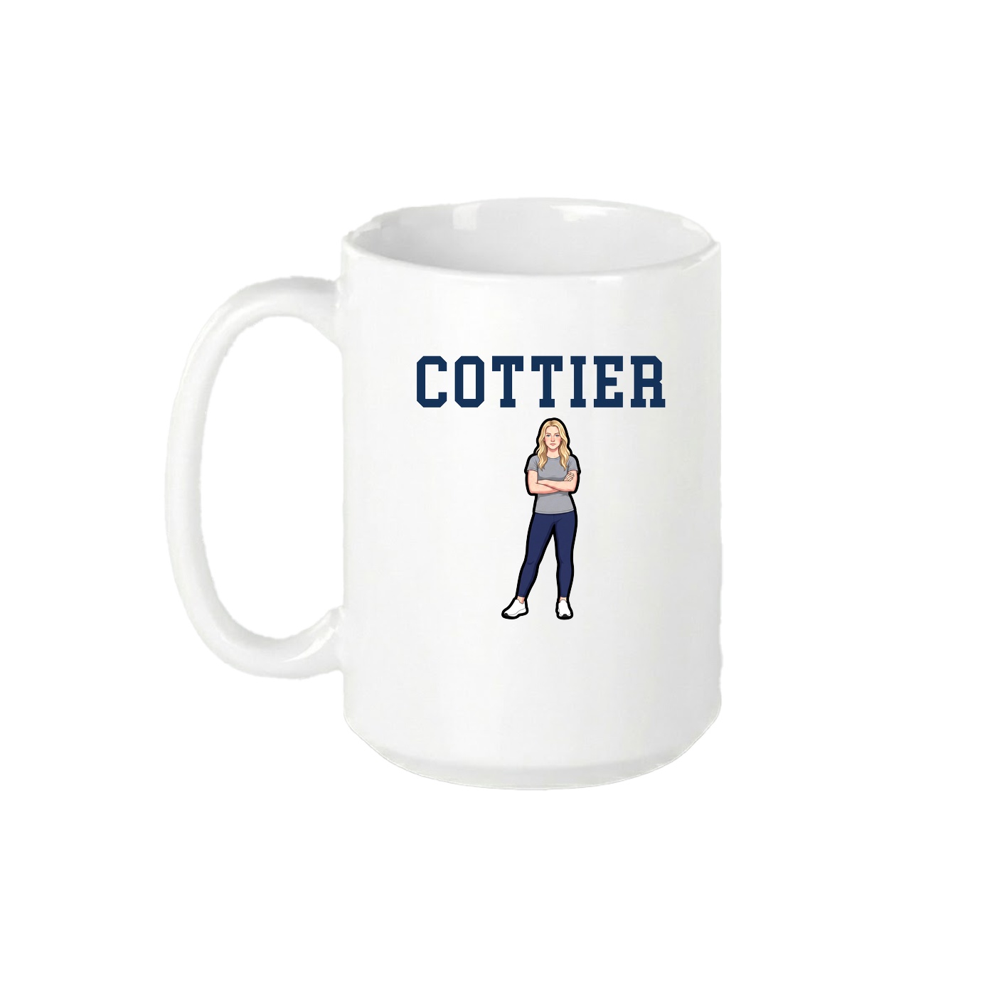 15oz Coffee Mug — Shirsey in White