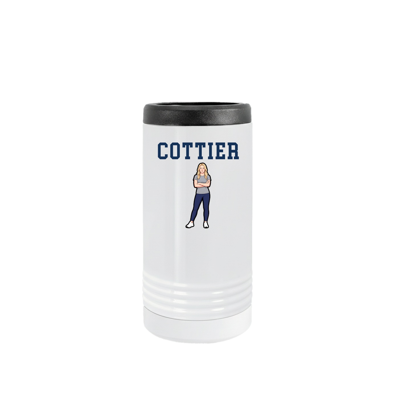 Slim Beverage Holder — Shirsey in White