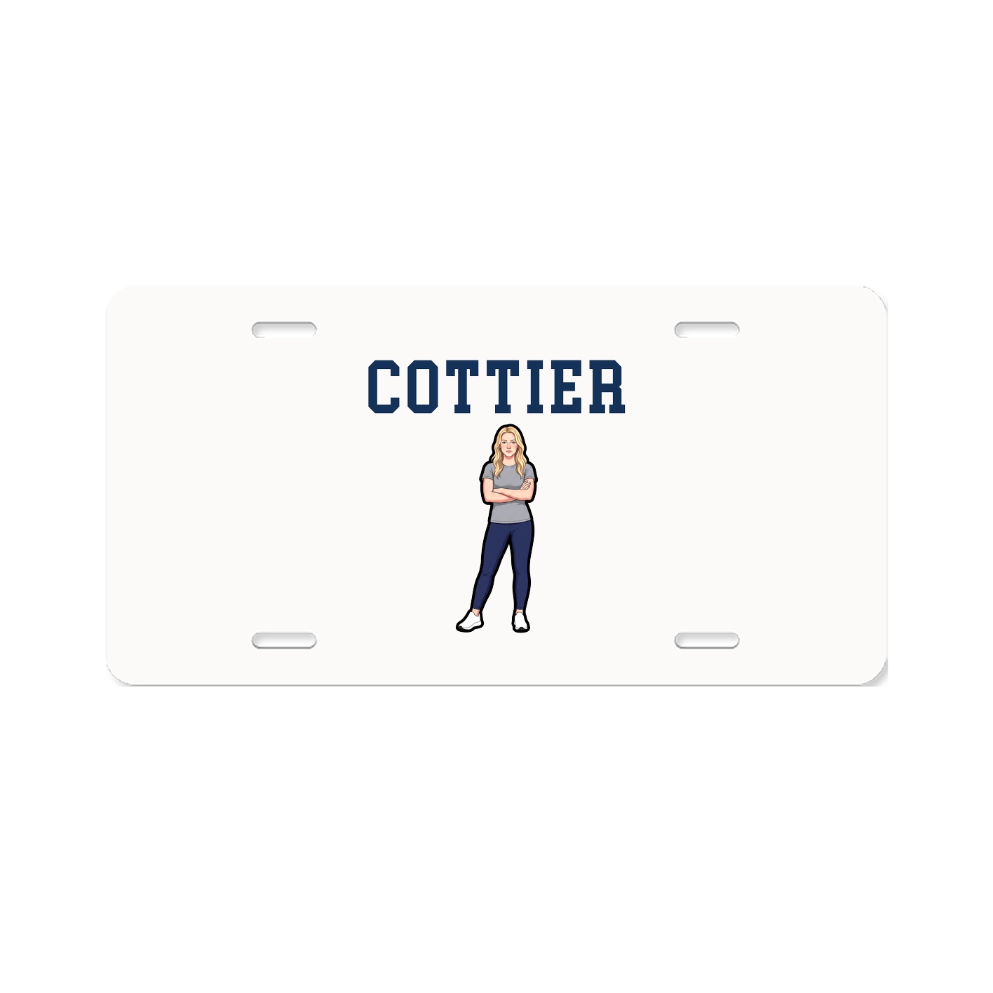 License Plate — Shirsey in Classic