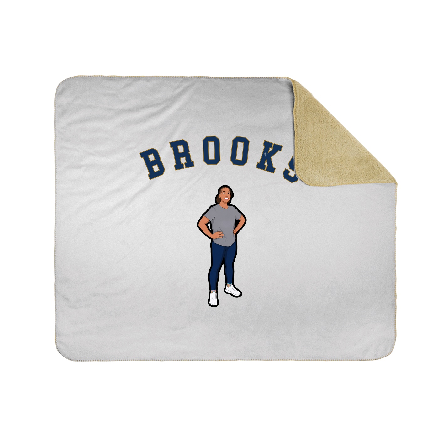 Throw Blanket — Shirsey Arch in White