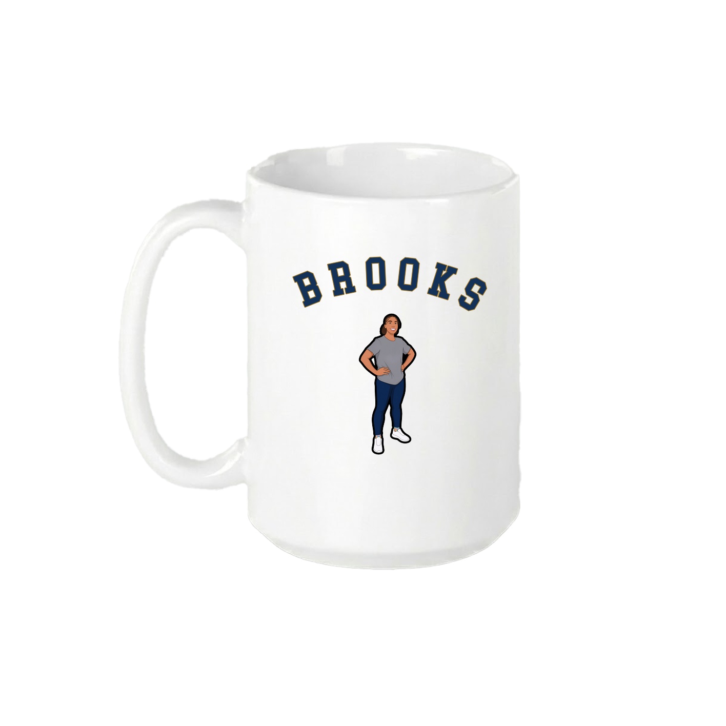 15oz Coffee Mug — Shirsey Arch in White