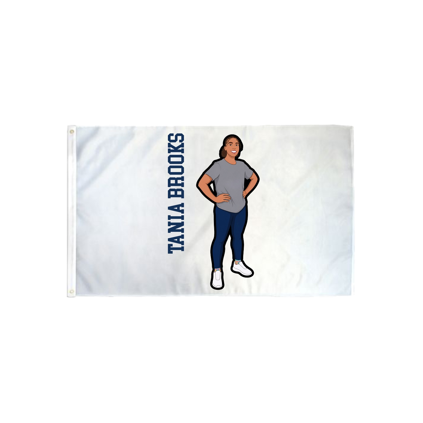 3x5 Flag — Name Vertical in Classic