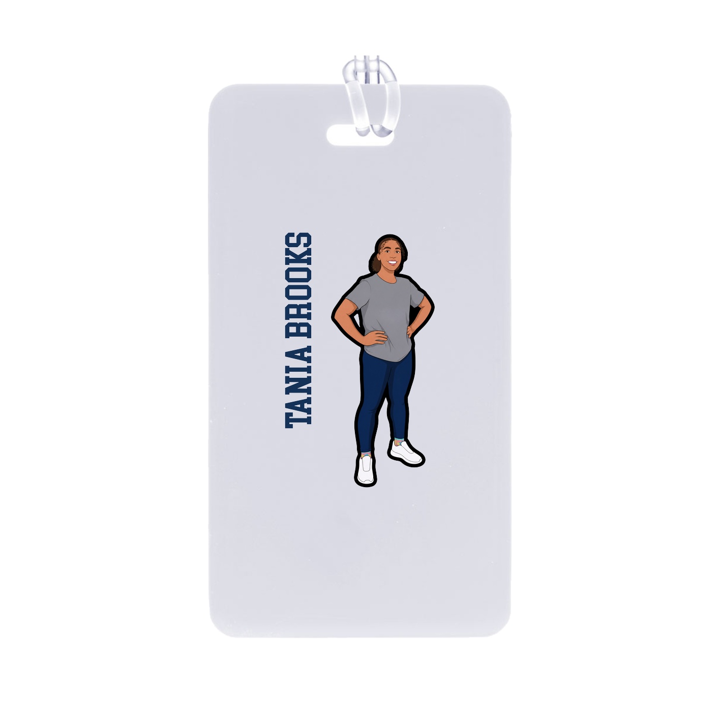 Bag Tag — Name Vertical in Classic