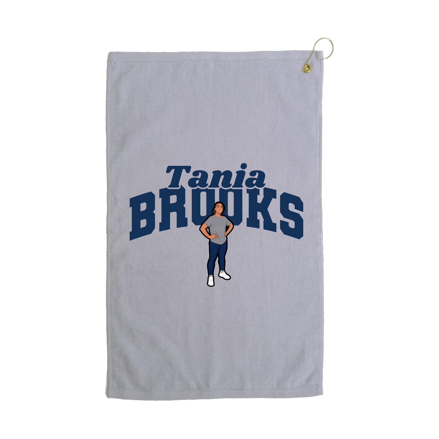 Golf Towel — Signature Arch in Grey