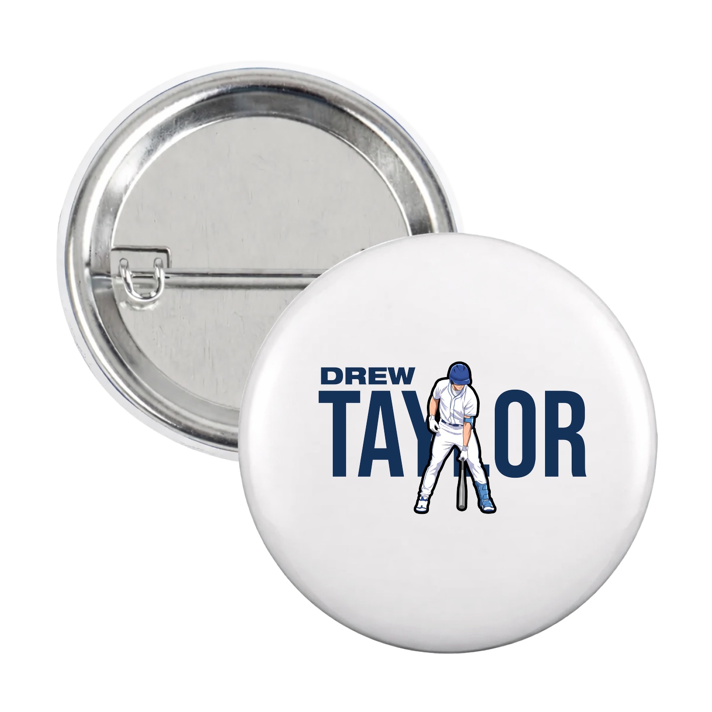 Game Day Button — Player Name in White