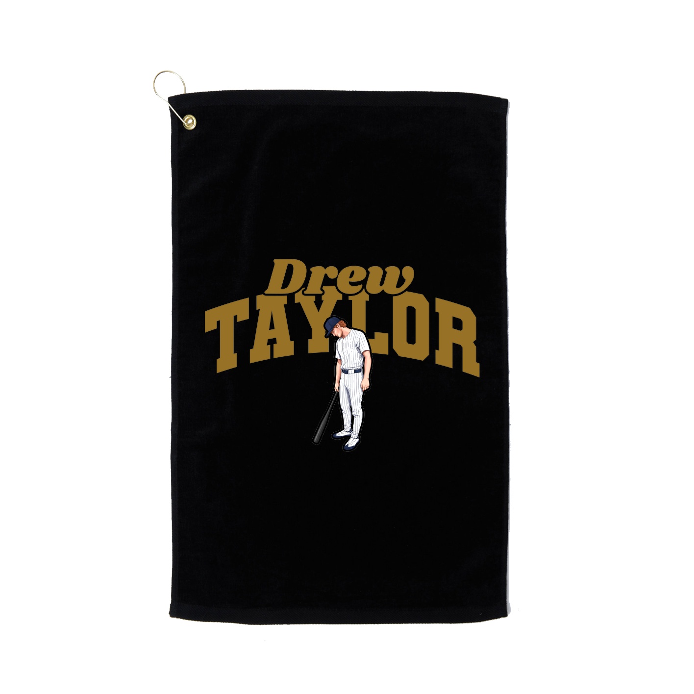 Golf Towel — Signature Arch in Black