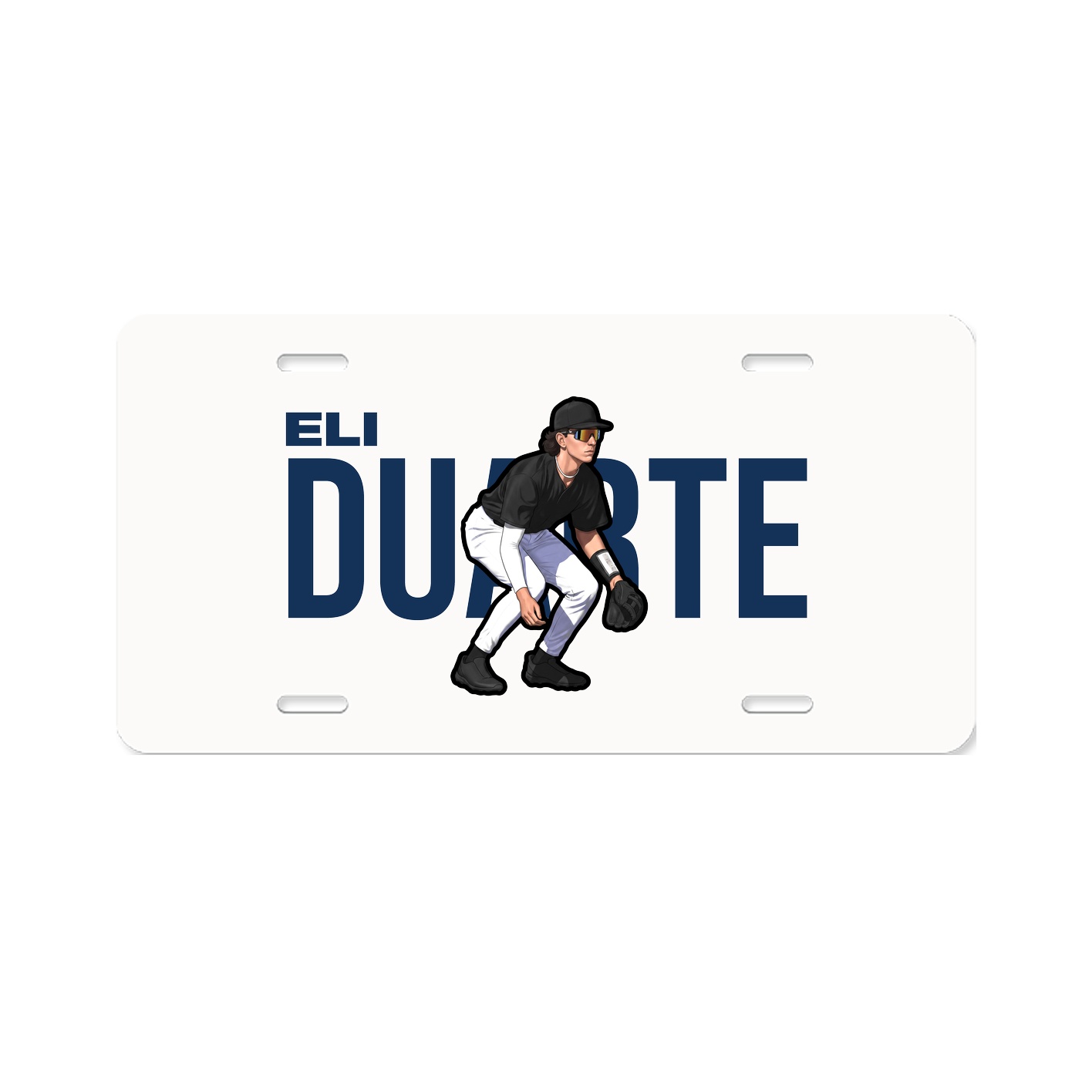 License Plate — Player Name in Classic