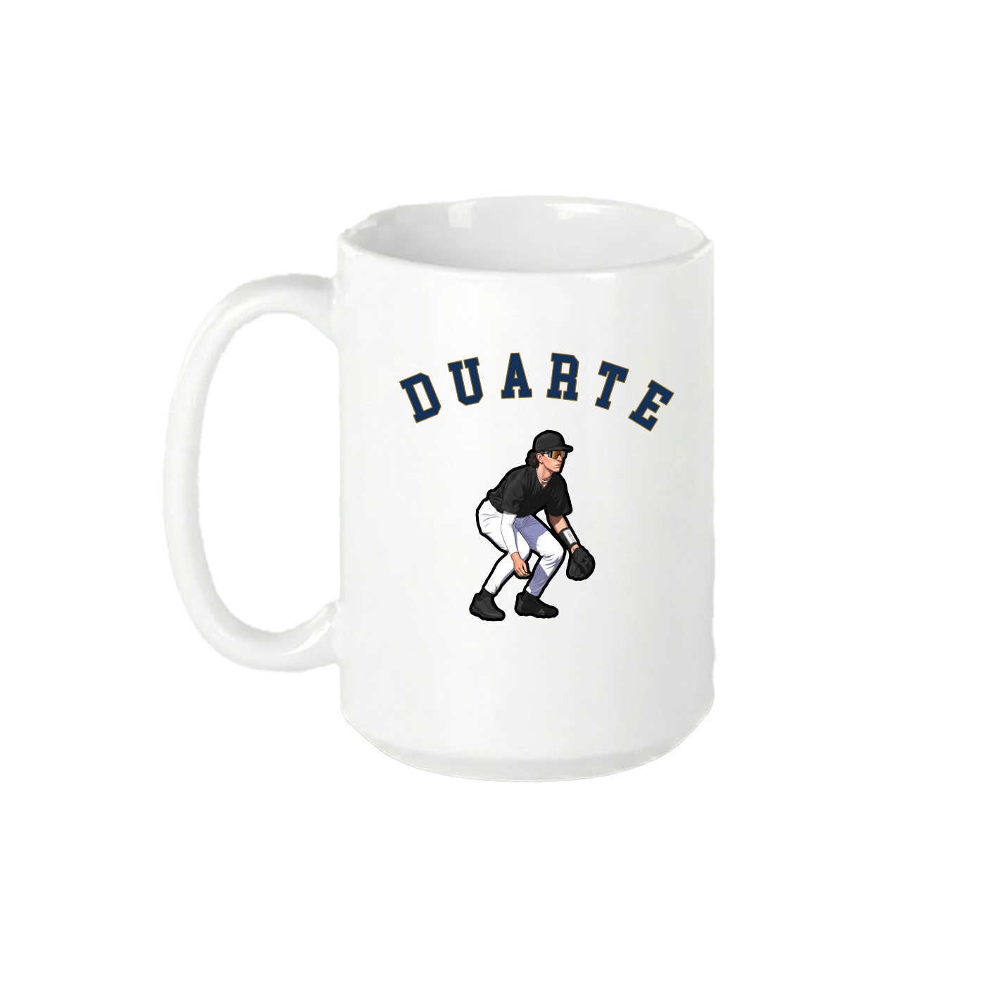 15oz Coffee Mug — Shirsey Arch in White