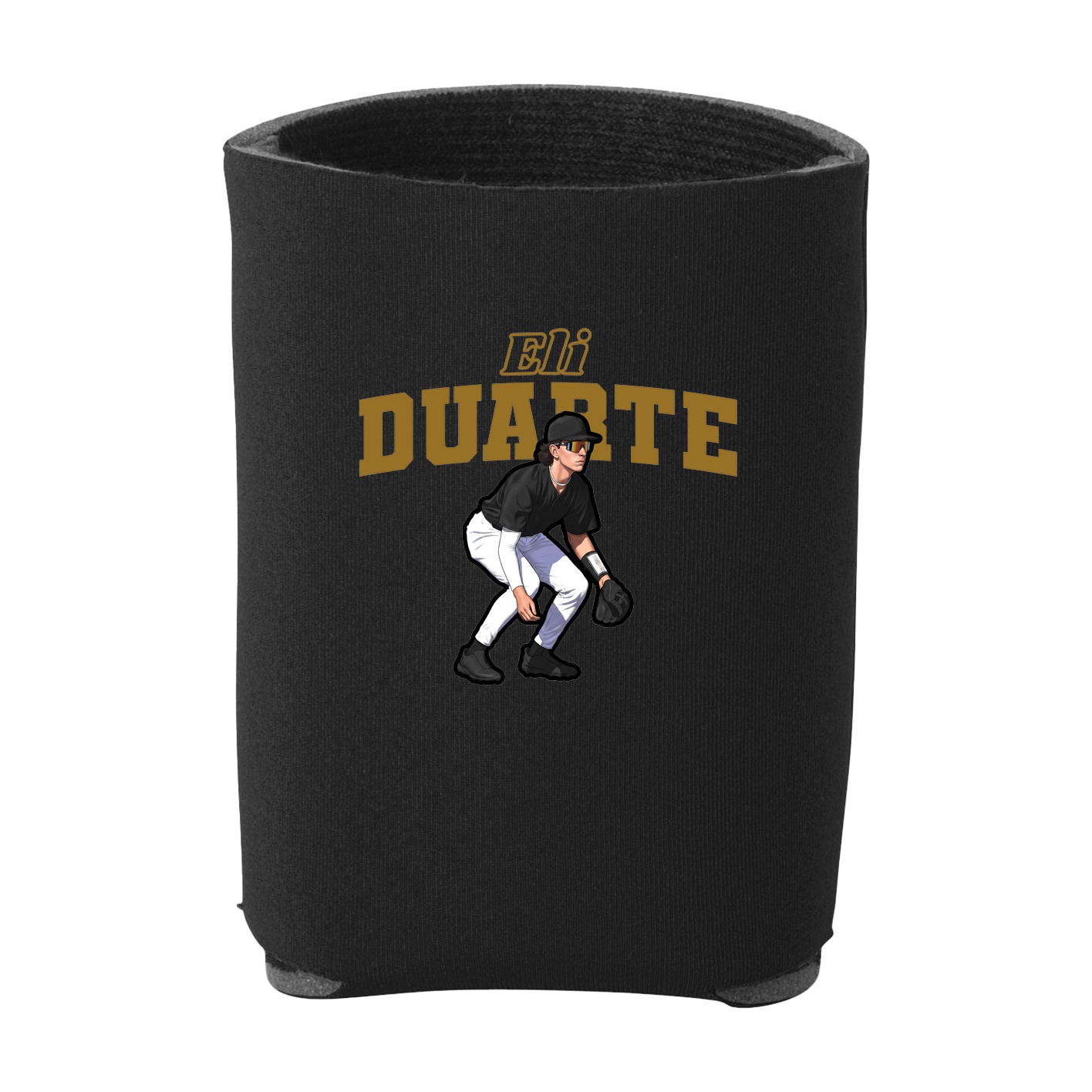 Can Holder — Name Arch in Black