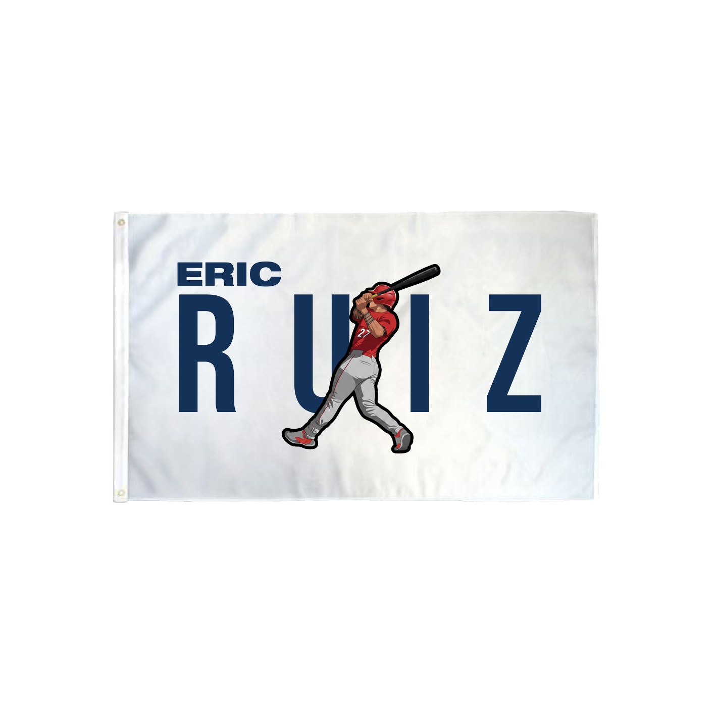 3x5 Flag — Player Name in Classic