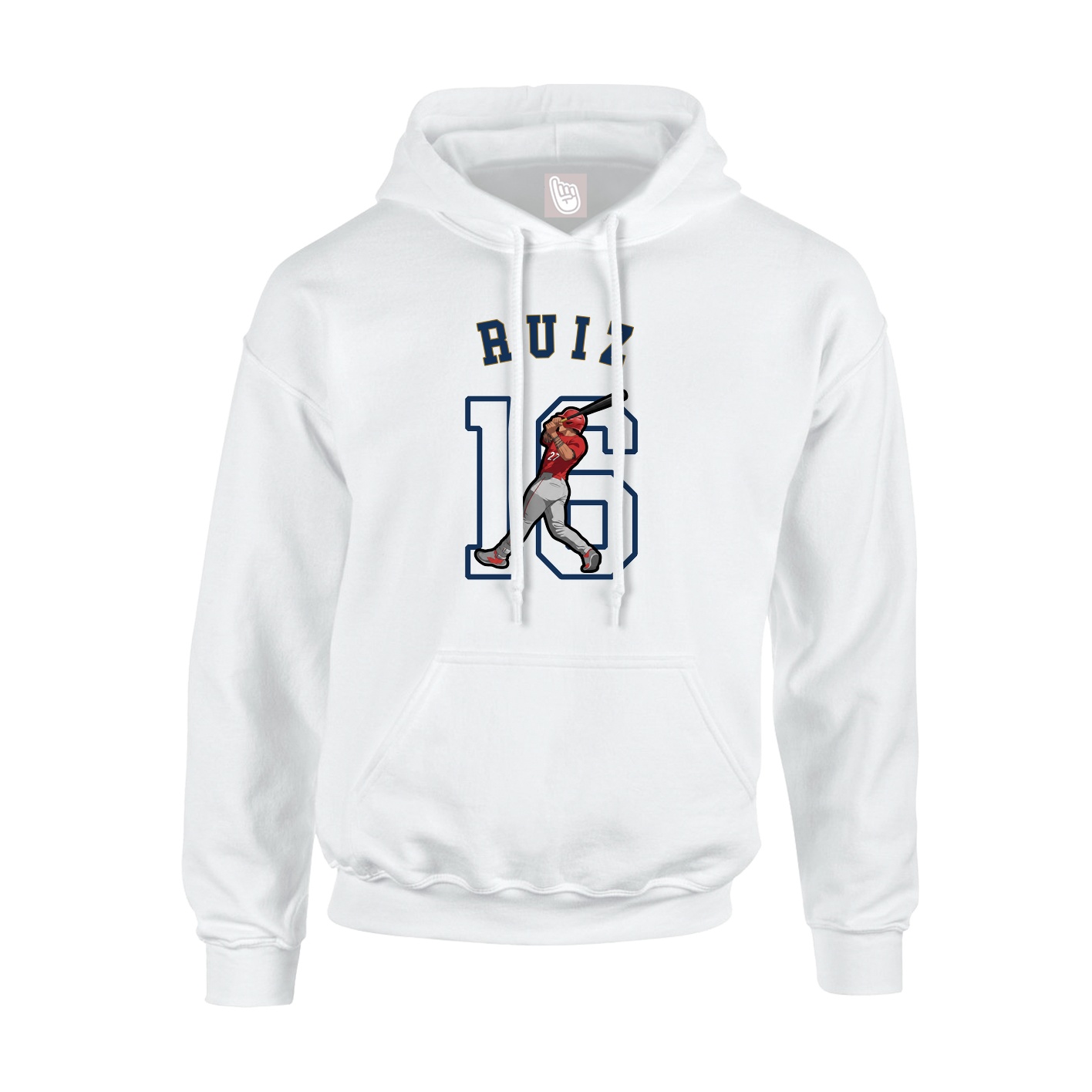 Youth Hoodie — Shirsey Arch in White