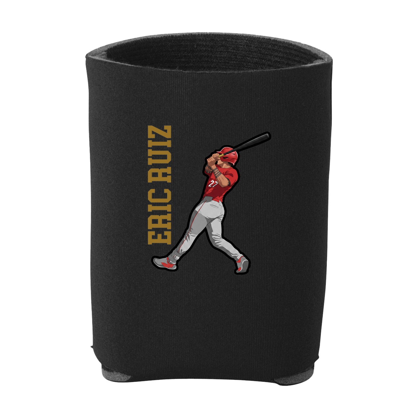 Can Holder — Name Vertical in Black