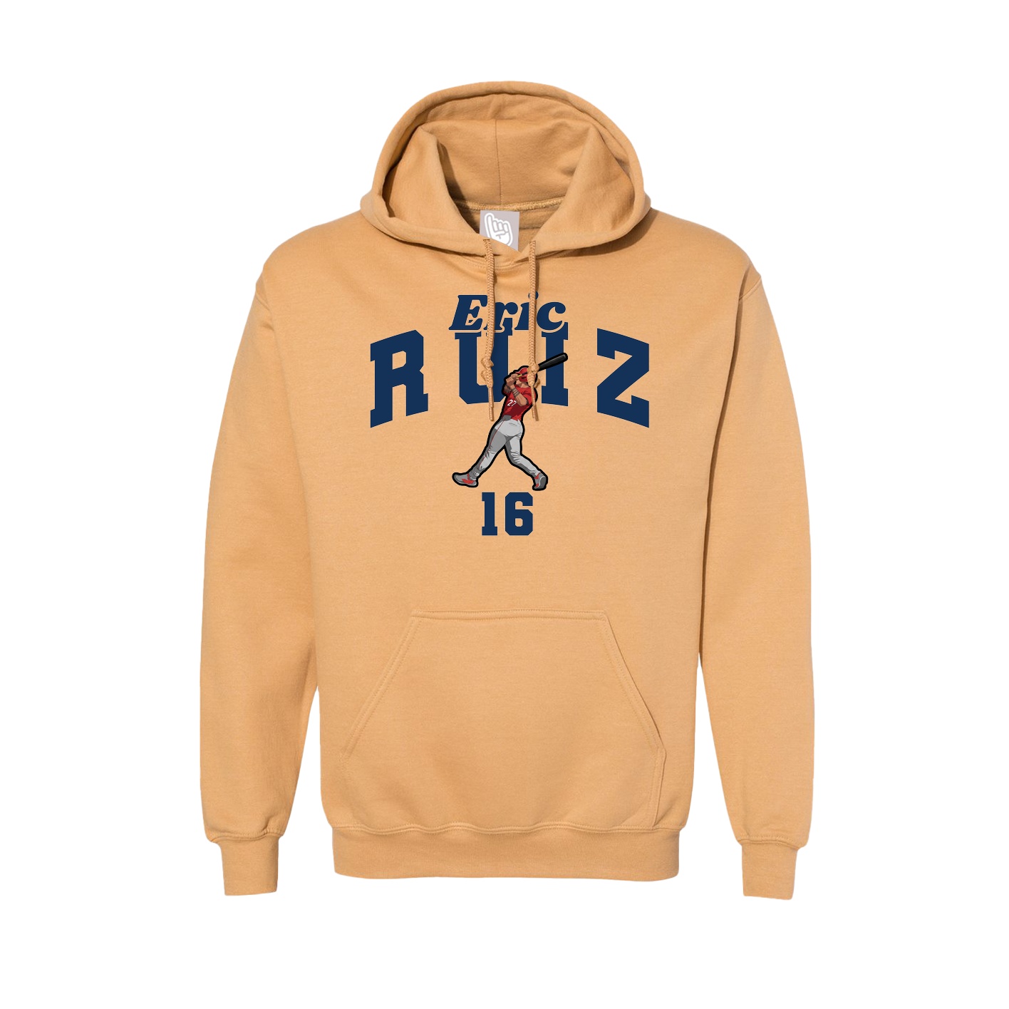 Hoodie — Signature Arch in Vegas Gold