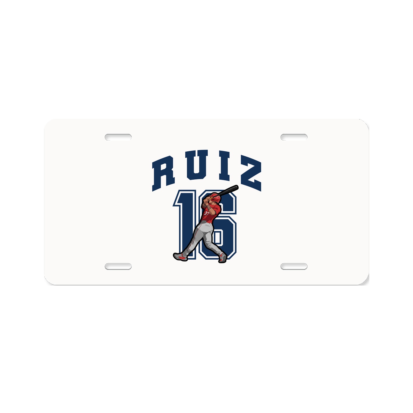 License Plate — Number in Classic
