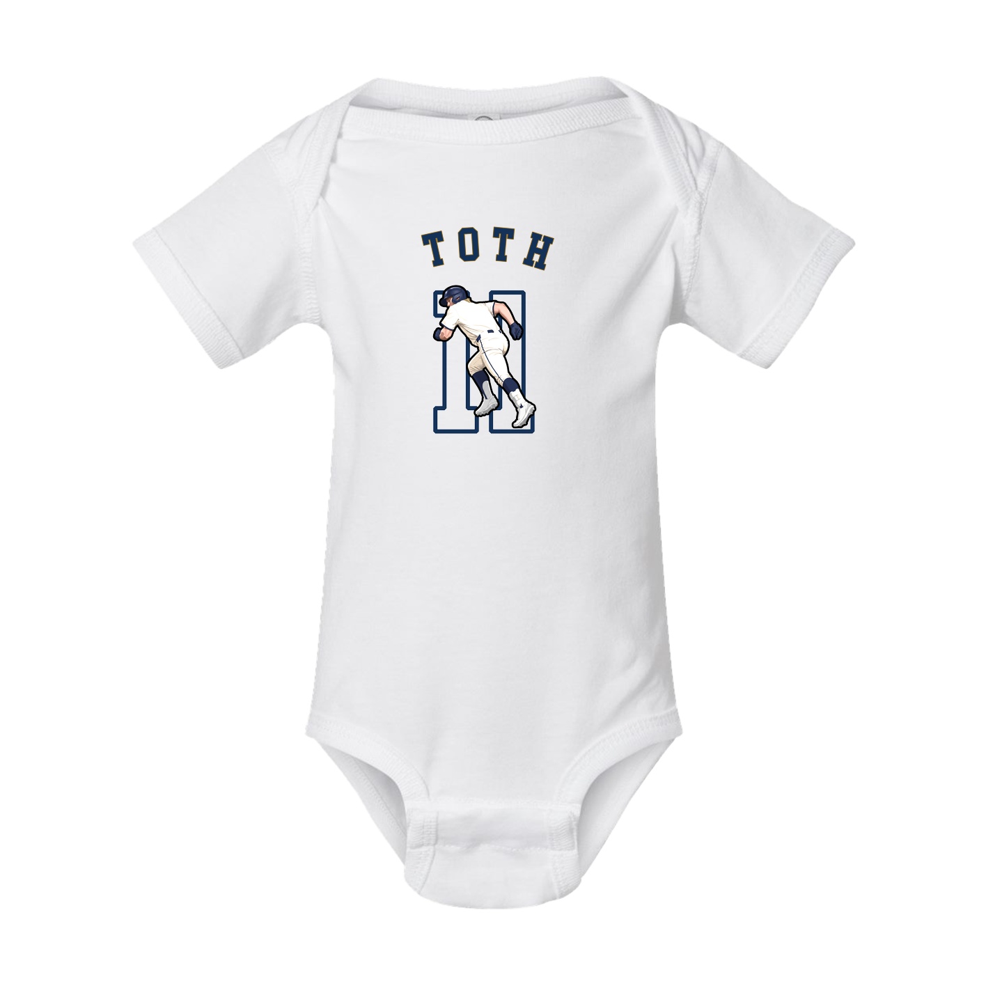 Baby Onesie — Shirsey Arch in White