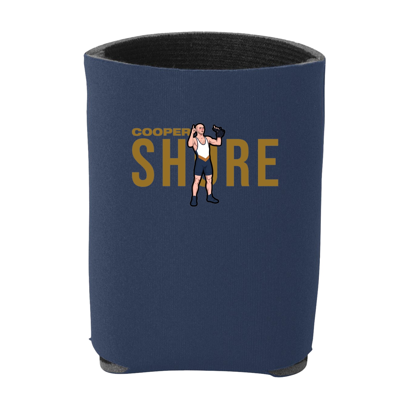 Can Holder — Player Name in Navy