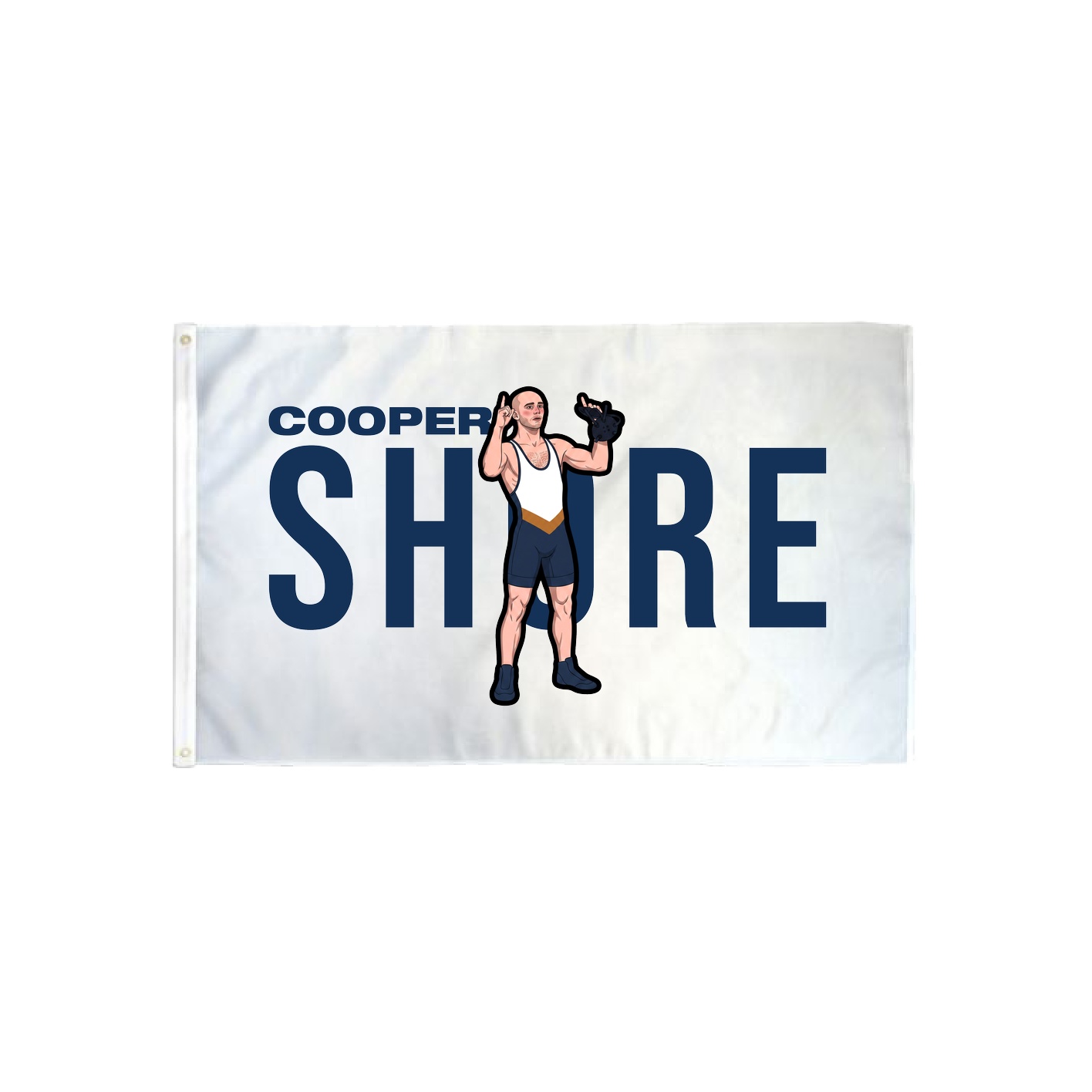 3x5 Flag — Player Name in Classic