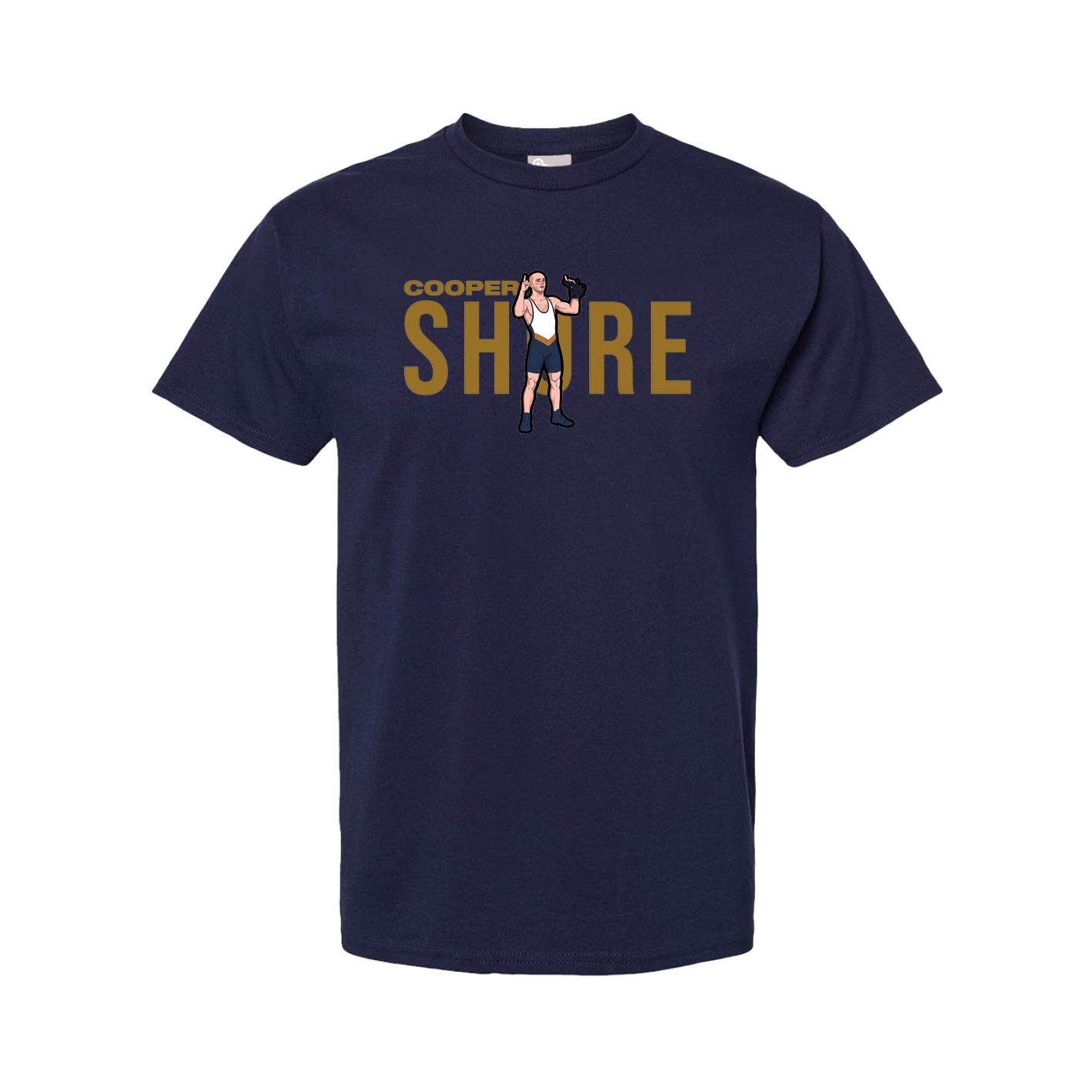 Tee — Player Name in Navy