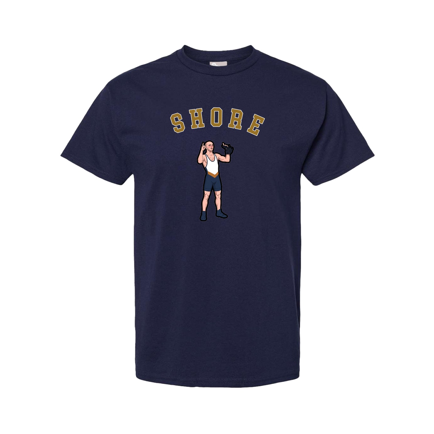 Youth Tee — Shirsey Arch in Navy