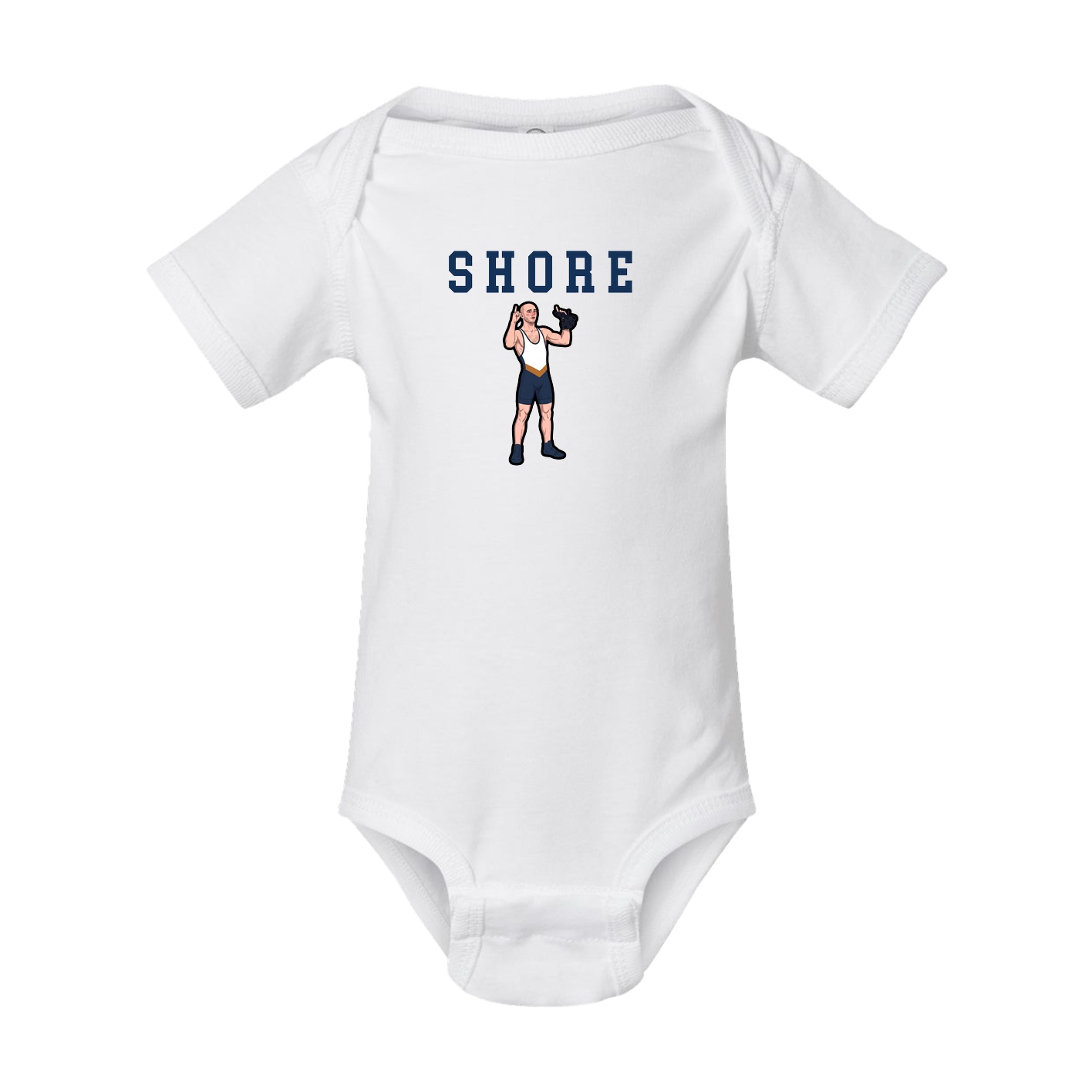 Baby Onesie — Shirsey in White