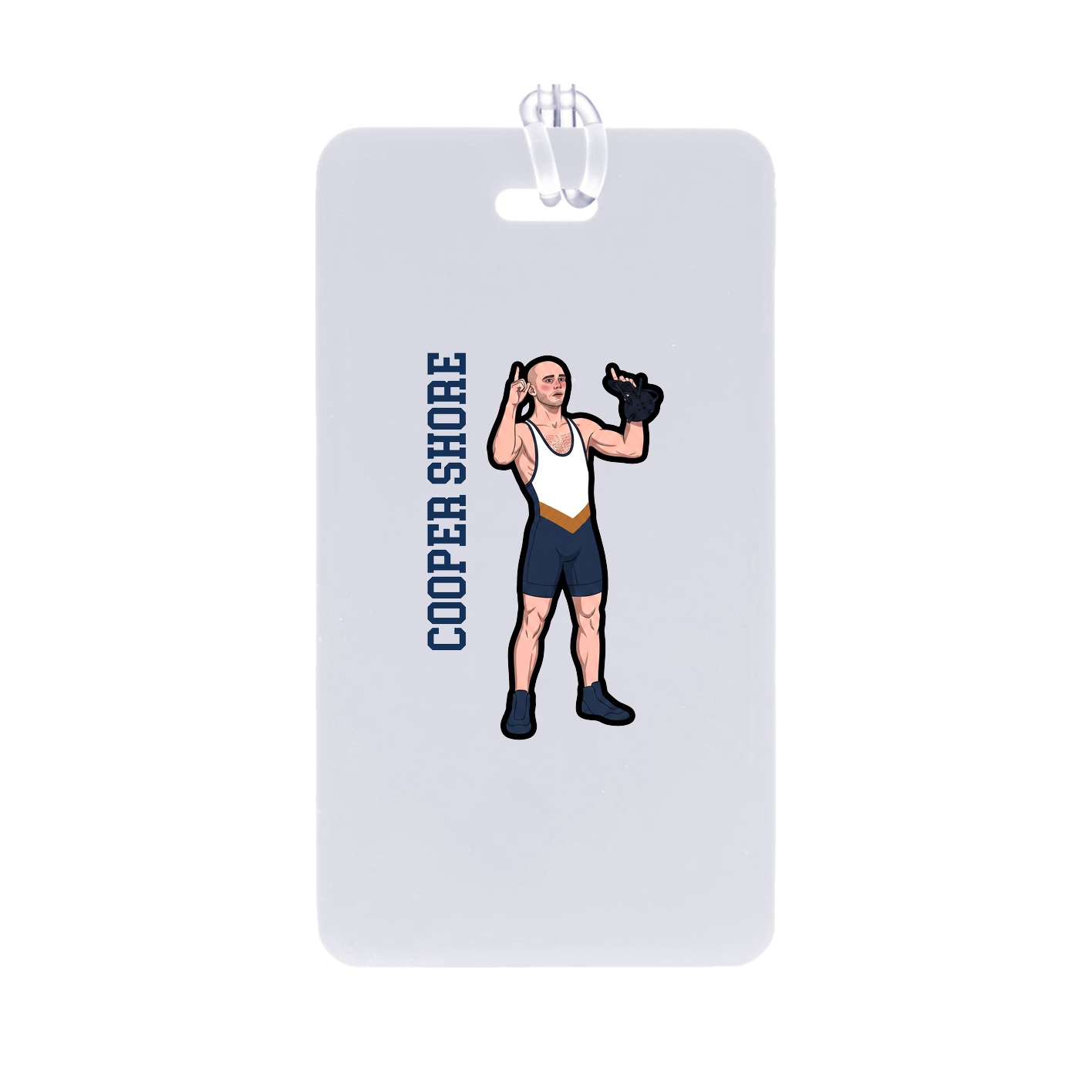 Bag Tag — Name Vertical in Classic